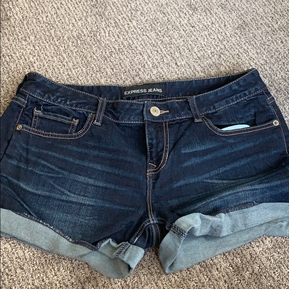 Express jean shorts